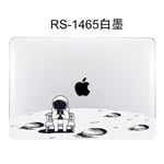 Convient Pour Apple Laptop Case M2air Computer Case Macbook Air13 Case-Rs-1465 (Encre Blanche) -New Air13 (A1932/A2179/A2337)