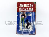 AMERICAN DIORAMA 1/18 - FIGURINES LOWRIDERS FIGURINE IV + DOG 76276