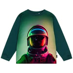 Molo GOTS Rube Långärmad T-shirt Space Helmet | Grön | 164 cm