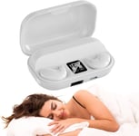 Écouteurs de sommeil invisibles Mini écouteurs sans fil pour dormir Blanc et rose Écouteurs pour enfants Écouteurs Bluetooth pour dormir Casque Bluetooth avec suppression du bruit