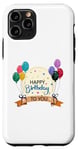 Coque pour iPhone 11 Pro Fête d'anniversaire « Happy Birthday to You » pour enfants, adultes