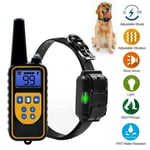 800m Waterproof Pet Dog Training Collar Rechargeable Electric Shock Lcd Display