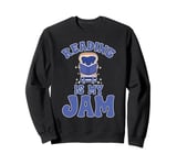 Reading Is My Jam Bookworm Reading Book Lover Librarian Sweatshirt