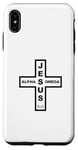 Coque pour iPhone XS Max Jesus Alpha & Omega