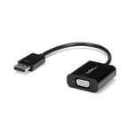 Startech Displayport 1.2 To Vga Adapter Converter 0.1m Displayport Vga (d-sub) Musta