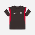 AC Milan 769343 FtblArchive Tee Jr T-Shirt Men's Flat Dark Gray-Tango Red 164