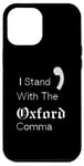 iPhone 12 Pro Max Oxford Comma Funny English Grammar Case