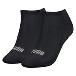 PUMA Women's Puma Women's Sneaker - Trainer (2 Pack) Socks, black, 2.5-5 UK