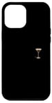 Coque pour iPhone 12 Pro Max Verre à expresso Martini minimaliste élégance de poche