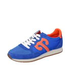 Chaussures Homme WUSHU RUYI 42 EU Sneakers Bleu Daim Orange Tissu EY114-42