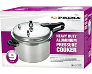 9 LITRE PRESSURE COOKER ALUMINIUM 9L KITCHEN CATERING HOME BRAND NEW