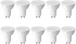 GU10 LED Bulbs Warm White 2700K 4W 345lm Energy Saving 100° Beam Pack of 10