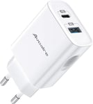 Chargeur Iphone Rapide 20w Chargeur Iphone Ipad Pr Usb C+ A Chargeur Usb Iphone Pour Iphone 13 12 11 Se 2020 X 8 7 6 Ipad Pro Air Mini/Samsung [Mfi Certified][X3460]