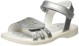 Chicco Garçon bébé Fille Claudiana Sandales Plateforme, Argent (Argento), 27 EU