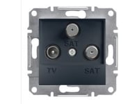 Schneider Electric Tv-Sat-Sat Sluttkontakt Asfora Uten Ramme Antrasitt (Eph3600171)