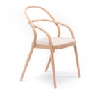 Ton - 002 Chair Natural Beech Lacquered Jet Bioactive 9110 - Jet Bioactive 9110 - Matstolar - Trä/Textilmaterial