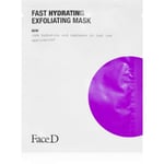 Face D Fast Hydrating exfoliating face sheet mask 17 ml