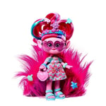 Mattel Trolls 3, Poupée Poppy Surprises 2 en 1, Avec Plus De 10 Accessoires pour Coiffures et Looks Stylés, À Collectionner, Jouet Enfant, A Partir De 3 Ans, HNF16