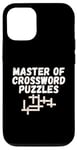 iPhone 12/12 Pro Puzzle Lover Master of Crossword Puzzles Case