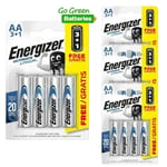 16 X ENERGIZER AA LITHIUM ULTIMATE BATTERIES LR6 L91 DIGITAL CAMERA 2037 EXPIRY