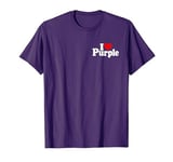 I LOVE HEART PURPLE THE COLOR PURPLE T-Shirt