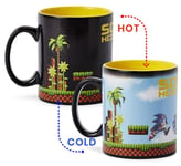 Sonic the Hedgehog Heat Changing 16-Bit Ceramic Coffee Mug Holds 16 Ounces