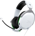 CloudX Stinger 2 - Gaming Headset for Xbox [Licensed], Signature Comfort, Adjustable Headband, Wired, White