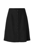 Selected Femme Slfgulia Hw Short Skirt Svart