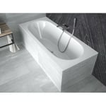 Azura Home Design - Baignoire vital slim 150/160/170/180 cm - Dimensions: 180cm