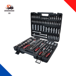 Caisse À Outils Complète En Coffret De Douille En 1/4", 3/8" Et 1/2"