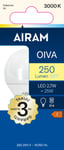 Airam Oiva LED-lamppu E14 2,7 W, lämpimän valkoinen