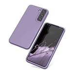 Samsung Galaxy S22 Plus Coque de Protection Souple et Flexible en Gel de Silicone avec Protection Anti-Chute pour Appareil Photo Samsung Galaxy S22 Plus Violet