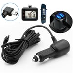 Dual USB Car Charger Power Cord DVR Charging Cable Dash Cam Charger  DVR Camera