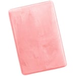 Clara Clark Bathroom Rugs, Ultra Soft Plush Bath Mat for Bathroom, Non-Slip, Velvet Memory Foam Bath Rugs, 20 x 32, Solid Coral Pink