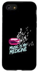 Coque pour iPhone SE (2020) / 7 / 8 Music is my Medicine for Music Lovers for a Music Lover