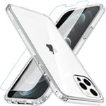 Coque Silicone Transparente + Verre Trempe Pour iPhone 13 Pro  Little Boutik®