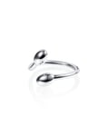 Efva Attling Love Bead Twin Ring Silver 17.50