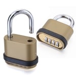 Cadenas code anse longue exterieur pour portail, abri de jardin, 4 chiffres  grande Cadena a combinaison