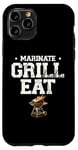 Coque pour iPhone 11 Pro Marinate Grill Eat Griller Cook BBQ Grill Grill Barbecue