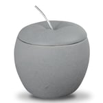 Brûle Parfum Pomme d’Amour - Brûleur Fondant Cire Parfumée – Diffuseur Huile Essentielle et Parfum d’Ambiance – Bougeoir Aromathérapie Porte Bougie Chauffe-Plat en Ciment - Hauteur: 12 cm - Zen’Arôme