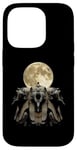 Coque pour iPhone 14 Pro Pharaon King Tut Lune hurlante égyptienne