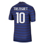 2020-2021 France Home Football Soccer T-Shirt (David Trezeguet 10)