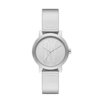 DKNY Montre pour femme Soho d mouvement à quartz/3 aiguilles boîtier de 34mm avec bracelet en acier inoxydable NY6669