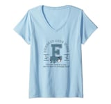 Womens Disney Winnie The Pooh Eeyore Collegiate Sort Of Attached V-Neck T-Shirt