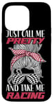 iPhone 14 Pro Max Racing Race Sunglasses Girl Just Call Me Pretty And Take Me Case