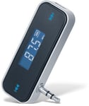 Setty Bluetooth FM-sändare 3,5 mm AUX - Svart/Silver