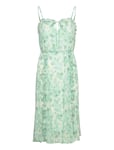 Recycled Chiffon Strap Dress Green Rosemunde