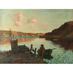 James M Nairn Evans Bay Large Wall Art Print Canvas Premium Poster Mural