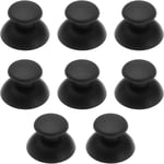 4pcs Thumbsticks Compatible Avec Ps3 Contrôleur Manette Accessoires De Réparation Baguettes Remplacement Couvercle De Capuchon Bâton Analogique De Poignée De Manette, Noir