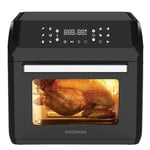 Statesman 15L Digital Air Fryer Oven with Rotisserie 1700W Black - SKAO15017BK